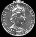 Elizabeth II (2nd type) 'DEI GRATIA' (1957–93)