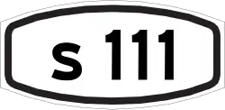City route 111 shield}}