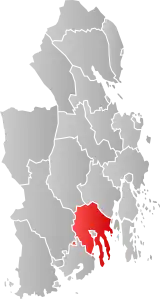 Sandar within Vestfold