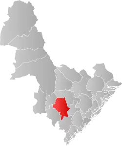 Vegusdal within Aust-Agder