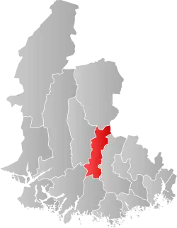 Audnedal within Vest-Agder