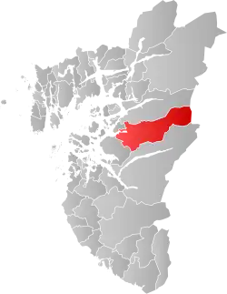 Årdal within Rogaland