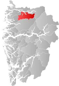 Gloppen within Vestland