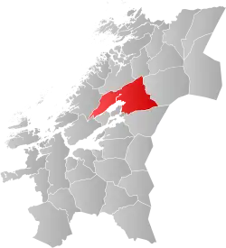 Steinkjer within Trøndelag
