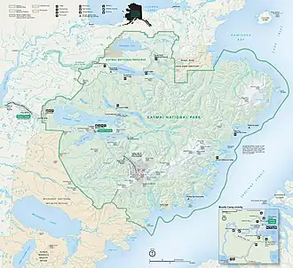 Katmai National Park and Preserve is located in Alaska