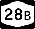 New York State Route 28B marker