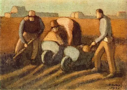Navvies with Wheelbarrows (1912)
