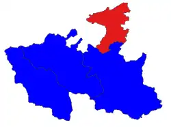 Location in Kyaukme district