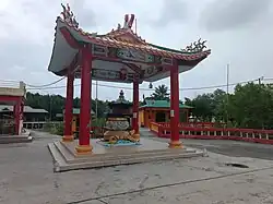 Temple on the island