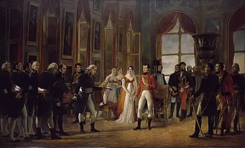 Napoleon Receiving the Senate at Saint-Cloud to be Proclaimed Emperor (1837)