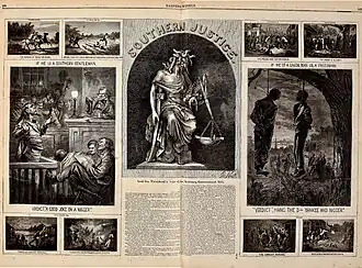 March 23, 1867 Nast Cartoon "Southern Justice"]]