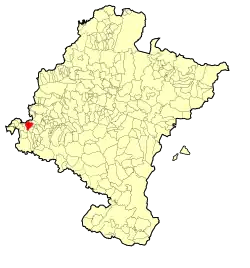Location in Navarre