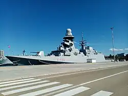Carlo Bergamini at Naval Station Taranto on 4 October 2019.