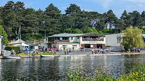 The clubhouse pictured during their 2024 Neptune Regatta