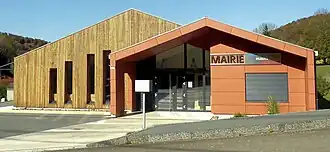 The town hall in Neuchâtel-Urtière