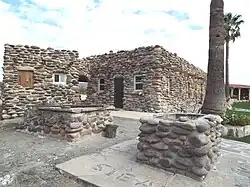 A different view of the main building of the historic Wranglers Roost Stagecoach Stop.