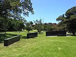 NSW Police Memorial, Art Gallery behind