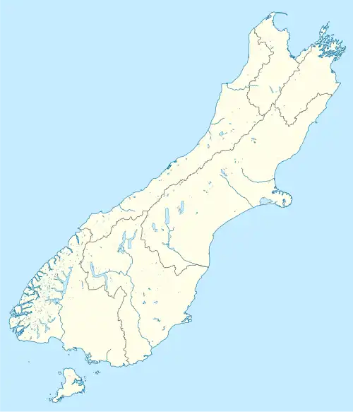 Southern League (New Zealand) is located in South Island