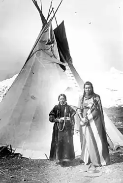 A tipi of the Nez Perce tribe, c. 1900