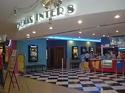 Cinemas at the fourth floor of Plaza Inter shopping mall.