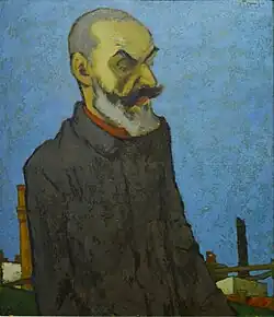Omul unei lumi noi ("The Man of a New World"), a 1920 portrait of Gala Galaction by Nicolae Tonitza
