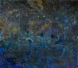 Image Night Bus oil painting by Gordon Rice alt