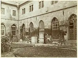 Restoration of the cloisters, 1906