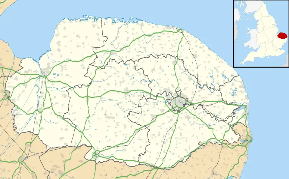Overstrand is located in Norfolk