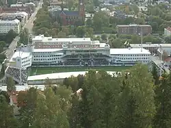 Arena viewed from the north.