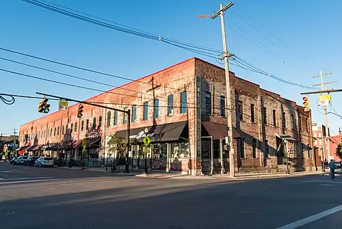 Park and Vine Street facades