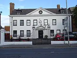 Northgate House and attached Walls and Railings to Forecourt