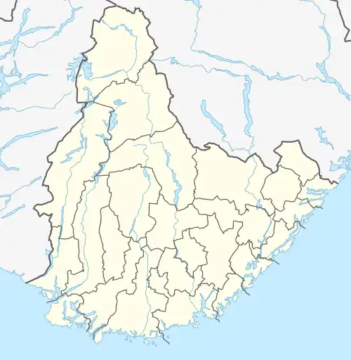 Korsvik is located in Agder