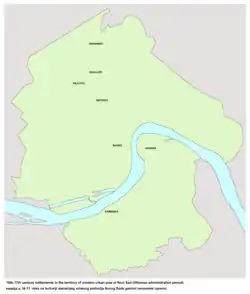 16th-17th century settlements in the territory of modern urban area of Novi Sad