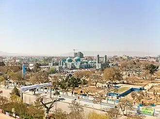 Distant view of the mosque in 2011