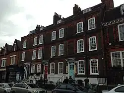 Numbers 17, 19 and 21 and Attached Railings