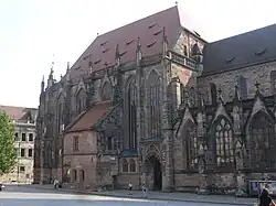 St. Sebald's in Nuremberg has a basilical nave and a hall choir.