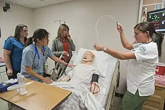 Medical simulation training lab