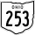 State Route 253 marker
