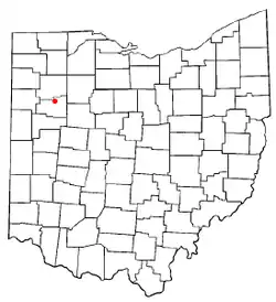 Location of Cairo, Ohio