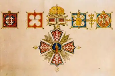 The front side of the sign