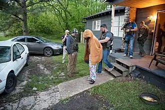 Arrest during Operation Devil Horns