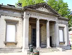 One of the two former octroi pavilions of the Anderlecht Gate