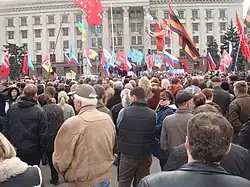 Anti-government demonstration in Odesa, 13 April 2014