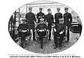 Lieutenant Commander Gleaves and Other Officers of the USS Mayflower (PY-1) in 1903