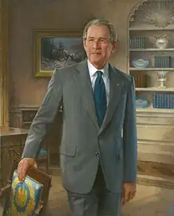 Official White House portrait of George W. Bush