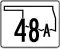 State Highway 48A marker