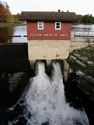 Dam on Old Forge Pond