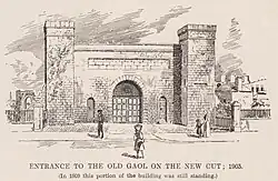 Gaol on the New Cut, 1903