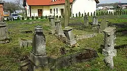 The old Olender Mennonite cemetery in Wielkie Zajączkowo