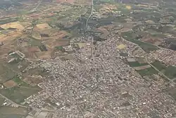 Aerial view of Olivares